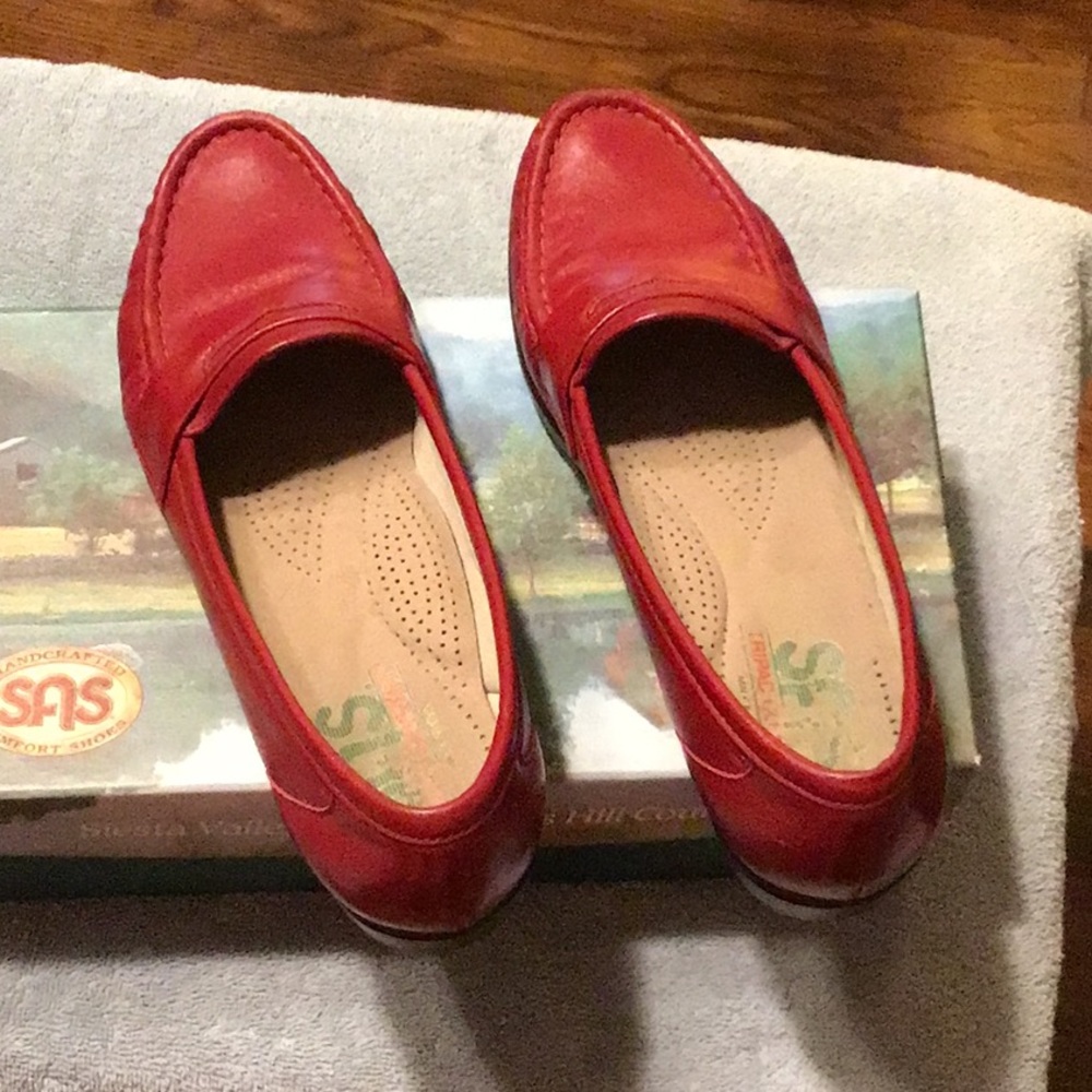 Red SAS Wink Shoes.